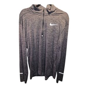 Nike Sz. Large 1/2 Zip Grey Jacket